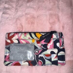 Vera Bradley Navy and Multicolor Wallet